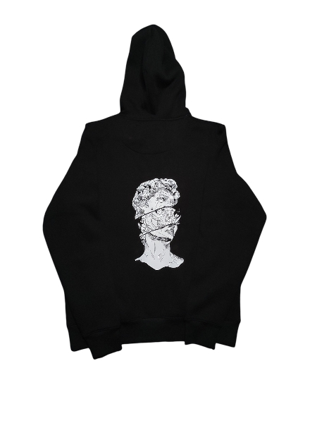 Greek Tragedy Printed Hoodie